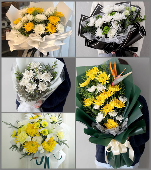 江苏无锡江阴市周庄镇稷山村白事花束代送